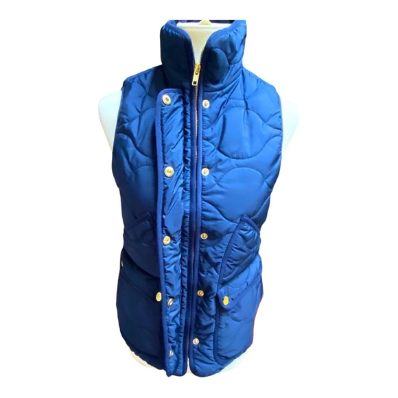 J. Crew Women’s Excursion Vest Navy Blue Sz XS - Picture 2 of 13